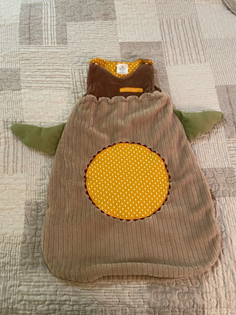 Baby Aspen My Little Night Owl Sleep Sack 0-6 months